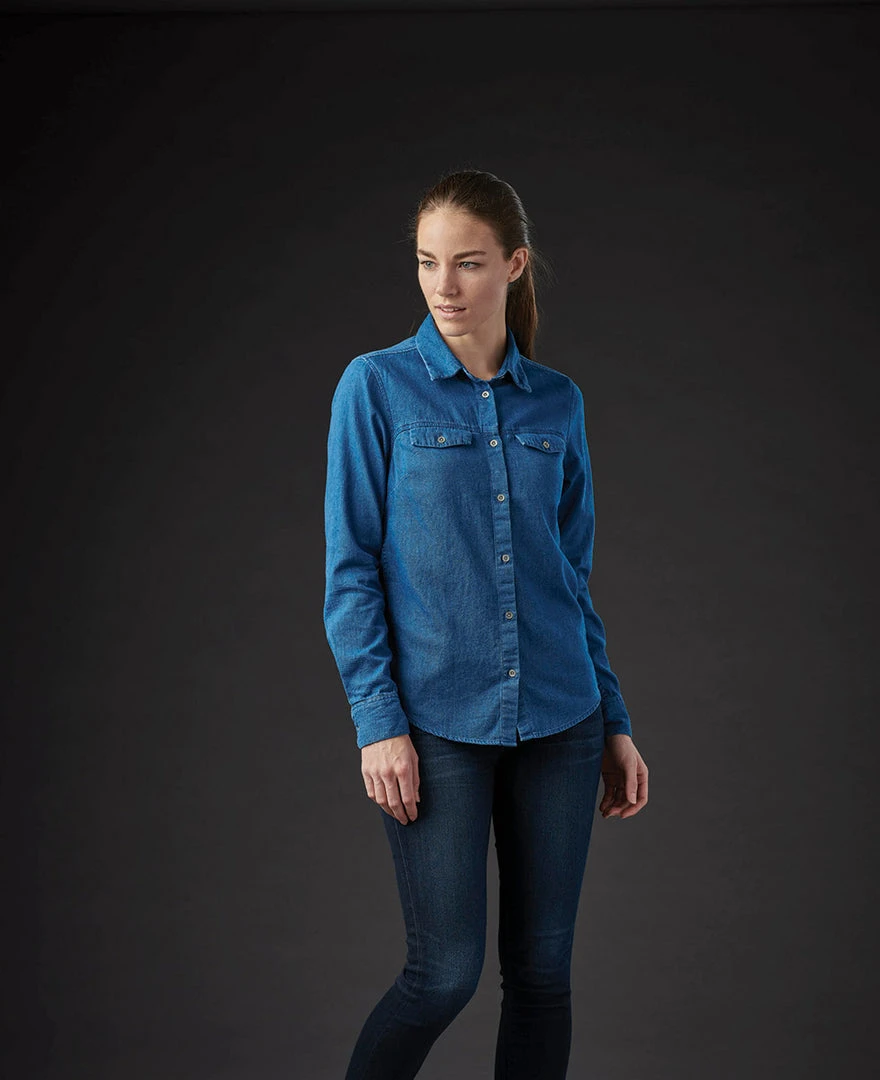 Stormtech Retail USA Women's Blueridge Denim Shirt - SFD-1W Stormtech Retail USA Women's Blueridge Denim Shirt - SFD-1W